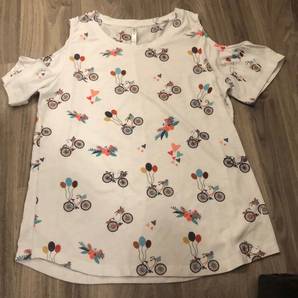 Bike print top
